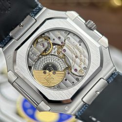 Đồng Hồ Patek Philippe Cubitus 5822P Replica 11 Mặt Xanh Dương Bộ Máy Calibre 240 Super Clone 45mm (1)