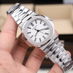Đồng Hồ Patek Philippe Nautilus 5711 Chế Tác Mặt Trắng Máy Khắc Nhà Máy BBF 40mm (2)