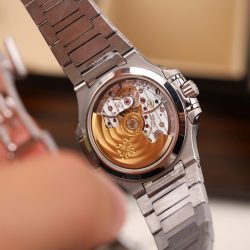 Đồng Hồ Patek Philippe Nautilus 7118 Fake 1 1 Mặt Xanh Dương Máy Cơ Thụy Sỹ Nhà Máy GR 35 (2)