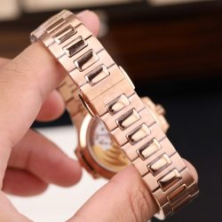 Đồng Hồ Patek Philippe Nautilus 7118 Fake 11 Mạ Vàng Hồng Máy Cơ Thụy Sỹ Nhà Máy GR 35 (2)