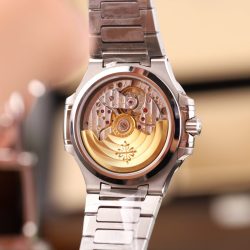 Đồng Hồ Patek Philippe Nautilus 7118 Fake 11 Mặt Trắng Máy Cơ Thụy Sỹ Nhà Máy GR 35 (2)