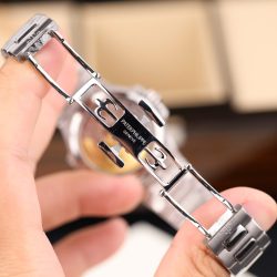 Đồng Hồ Patek Philippe Nautilus 7118 Fake 11 Mặt Trắng Máy Cơ Thụy Sỹ Nhà Máy GR 35 (2)