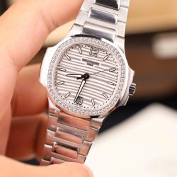 Đồng Hồ Patek Philippe Nautilus 7118 Fake 11 Mặt Trắng Máy Cơ Thụy Sỹ Nhà Máy GR 35 (2)