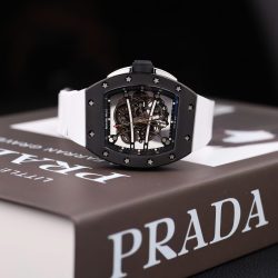 Đồng Hồ Richard Mille RM61-01 Chế Tác Vỏ Gốm Đen Dây Cao Su 50.2x42.7mm (2)