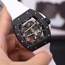 Đồng Hồ Richard Mille RM61-01 Chế Tác Vỏ Gốm Đen Dây Cao Su 50.2x42.7mm (2)