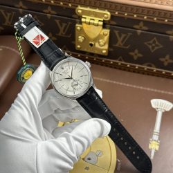 Đồng Hồ Rolex Cellini Dual Time 50529 Replica 11 Mặt Trắng Máy Cơ Thụy Sỹ Nhà Máy KZ 39mm (2)