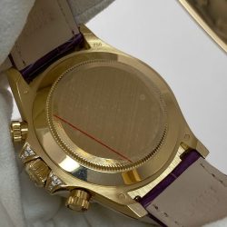 Đồng Hồ Rolex Cosmograph Daytona Màu Tím Chế Tác Vàng Nguyên Khối 18K + Đá Quý Tự Nhiên 40mm (2)