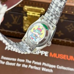 Đồng Hồ Rolex DateJust 126234 Replica 11 Mặt Hồng Họa Tiết Vi Tinh Xưởng AR 36mm (2)
