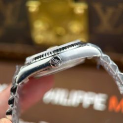 Đồng Hồ Rolex DateJust 126234 Replica 11 Mặt Hồng Họa Tiết Vi Tinh Xưởng AR 36mm (2)