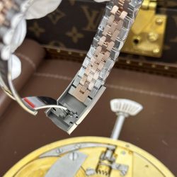 Đồng Hồ Rolex DateJust Chế Tác 11 Mặt Nâu Họa Tiết Vi Tinh Dây Jubilee Xưởng AR 36mm (2)