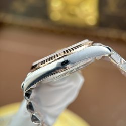 Đồng Hồ Rolex DateJust Chế Tác 11 Mặt Nâu Họa Tiết Vi Tinh Dây Jubilee Xưởng AR 36mm (2)