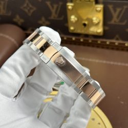 Đồng Hồ Rolex DateJust Chế Tác Mặt Nâu Họa Tiết Vi Tinh Dây Oyster Xưởng AR 36mm (2)