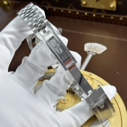 Đồng Hồ Rolex DateJust Chế Tác Mặt Xanh Blue Họa Tiết Vi Tinh Nhà Máy AR 36mm (2)