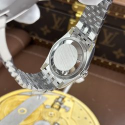 Đồng Hồ Rolex DateJust Chế Tác Mặt Xanh Blue Họa Tiết Vi Tinh Nhà Máy AR 36mm (2)