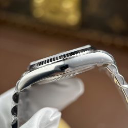 Đồng Hồ Rolex DateJust Chế Tác Mặt Xanh Blue Họa Tiết Vi Tinh Nhà Máy AR 36mm (2)