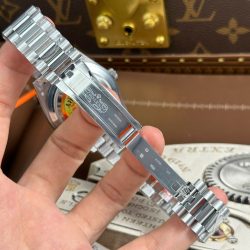 Đồng Hồ Rolex Day-Date Chế Tác Mặt Thiên Thạch Cọc Số Đá Baguette Nặng 186 Grams Xưởng QF 40mm (2)