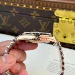 Đồng Hồ Rolex Day-Date Rep 11 Mạ Vàng Hồng Mặt Xanh Lá Cây Nặng 186 Grams Xưởng QF 40mm (2)