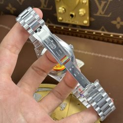 Đồng Hồ Rolex Day-Date Replica 11 Mặt Xám Cọc Số Dạ Quang Nặng 186 Grams Xưởng QF 40mm (2)