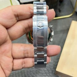 Đồng Hồ Rolex Daytona Chế Tác Mặt Xanh Bắng Cọc Số Chữ Ả Rập Nhà Máy QF 40mm (2)