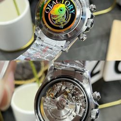 Đồng Hồ Rolex Daytona Chế Tác Mặt Xanh Bắng Cọc Số Chữ Ả Rập Nhà Máy QF 40mm (2)