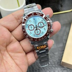 Đồng Hồ Rolex Daytona Chế Tác Mặt Xanh Bắng Cọc Số Chữ Ả Rập Nhà Máy QF 40mm (2)