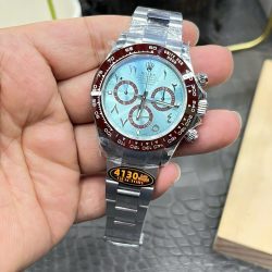 Đồng Hồ Rolex Daytona Chế Tác Mặt Xanh Bắng Cọc Số Chữ Ả Rập Nhà Máy QF 40mm (2)
