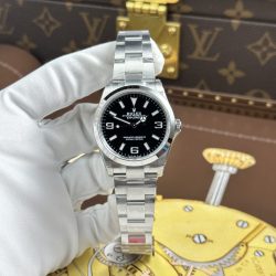 Đồng Hồ Rolex Explorer 124270 Replica 11 Mặt Đen Dây Oyster Nhà Máy VS 36mm (2)