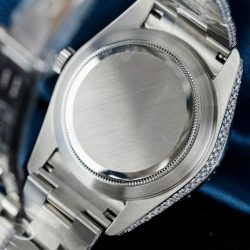 Đồng Hồ Rolex Sky-Dweller 336934 Mặt Xanh Dương Chế Tác Đính Full Đá Máy Cơ Tự Động 42mm (2)