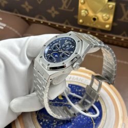 Đồng Hồ Audemars Piguet Chế Tác Royal Oak Perpetual Calendar 26574ST Mặt Xanh Dương 41mm (2)