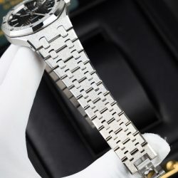 Đồng Hồ Audemars Piguet Rep Cao Cấp Royal Oak Frosted Gold 15454BC Mặt Đen Xưởng APS 37mm (2)