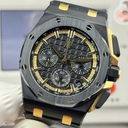 Đồng Hồ Audemars Piguet Replica 11 Royal Oak Offshore Chronograph 26420CE Vỏ Gốm Đen Máy Cơ Thụy Sỹ 43mm (2)