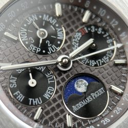 Đồng Hồ Audemars Piguet Replica 11 Royal Oak Perpetual Calendar 26574ST Mặt Xám 41mm (2)