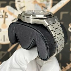 Đồng Hồ Audemars Piguet Replica 11 Royal Oak Selfwinding Flying Tourbillon 26730TI Mặt Xanh Phun Cát 41mm (2)