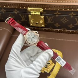 Đồng Hồ Cartier Replica 11 Ballon Bleu De Cartier WJBB0033 Nữ Đính Đá Xưởng AF 33mm (2)