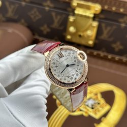 Đồng Hồ Cartier Replica 11 Ballon Bleu De Cartier WJBB0033 Nữ Đính Đá Xưởng AF 33mm (2)