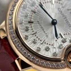 Đồng Hồ Cartier Replica 11 Ballon Bleu De Cartier WJBB0033 Nữ Đính Đá Xưởng AF 33mm (2)