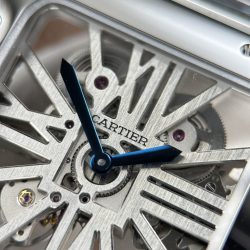 Đồng Hồ Cartier Santos Replica 11 Mặt Lộ Cơ Dây Kim Loại 39 (2)