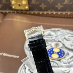 Đồng Hồ Cartier Tank Louis Fake 1 1 Mặt Trắng Vỏ Mạ Vàng 27.8×38 (2)