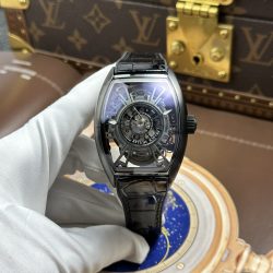 Đồng Hồ Franck Muller Chế Tác Curvex CX Grand Central Mặt Lộ Cơ Bộ Chuyển Động Tourbillon 42x56mm (2)