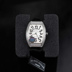 Đồng Hồ Franck Muller V32 Replica 11 Màu Đen Máy Pin Thụy Sỹ Nhà Máy ABF 36mm (2)