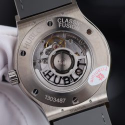 Đồng Hồ Hublot Classic Fusion Replica Cao Cấp Mặt Màu Xám Vỏ Titanium Siêu Nhẹ Xưởng JJZ 42mm (2)