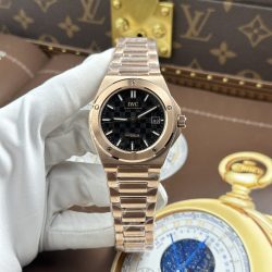 Đồng Hồ IWC Ingenieur Chế Tác Mặt Đen Máy Cơ Thuỵ Sỹ Nhà Máy V7 40mm (2)