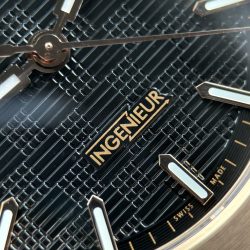 Đồng Hồ IWC Ingenieur Chế Tác Mặt Đen Máy Cơ Thuỵ Sỹ Nhà Máy V7 40mm (2)