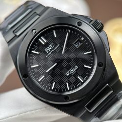 Đồng Hồ IWC Ingenieur Rep Cao Cấp Màu Đen Máy Cơ Thuỵ Sỹ Xưởng V7 40mm (2)
