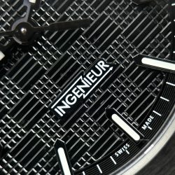 Đồng Hồ IWC Ingenieur Rep Cao Cấp Màu Đen Máy Cơ Thuỵ Sỹ Xưởng V7 40mm (2)