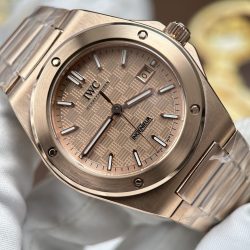 Đồng Hồ IWC Ingenieur Replica 11 Vỏ Mạ Vàng Hồng Máy Cơ Thuỵ Sỹ Xưởng V7 40mm (2)
