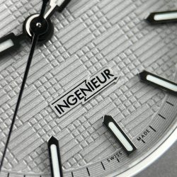 Đồng Hồ IWC Ingenieur Replica Cao Cấp Mặt Số Bạc Máy Thuỵ Sỹ Xưởng V7 40mm (2)