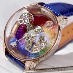 Đồng Hồ Jacob & Co Chế Tác Mặt Số 7 Màu Bộ Chuyển Động Tourbillon 43mm (2)