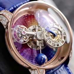Đồng Hồ Jacob & Co Chế Tác Mặt Số 7 Màu Bộ Chuyển Động Tourbillon 43mm (2)