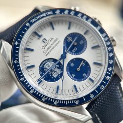 Đồng Hồ Omega Chế Tác Speedmaster Silver Snoopy 50th Anniversary New 2025 42mm (14)